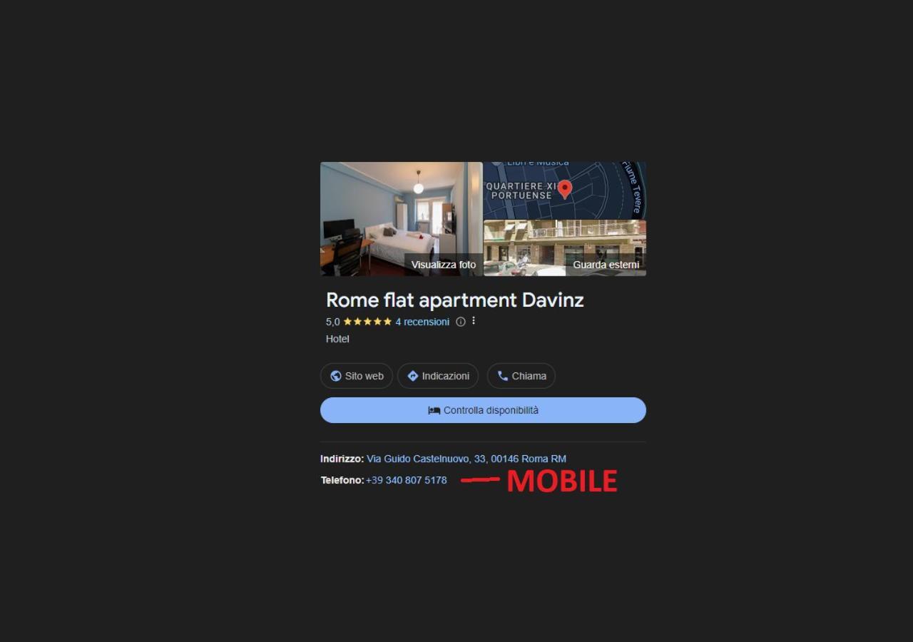 Rome Flat Apartment Davinz Exterior foto
